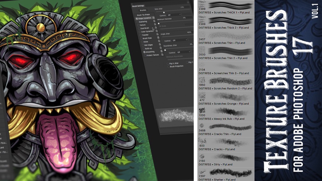 Images of custom photoshop brush