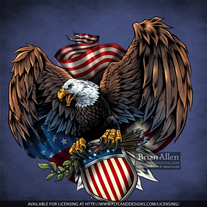 Copyright ©Brian Allen llustration of an angry and inte