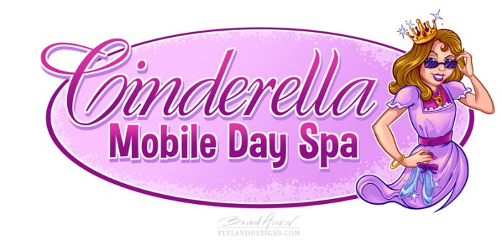 Cinderella Gir’s Spa Logo Design