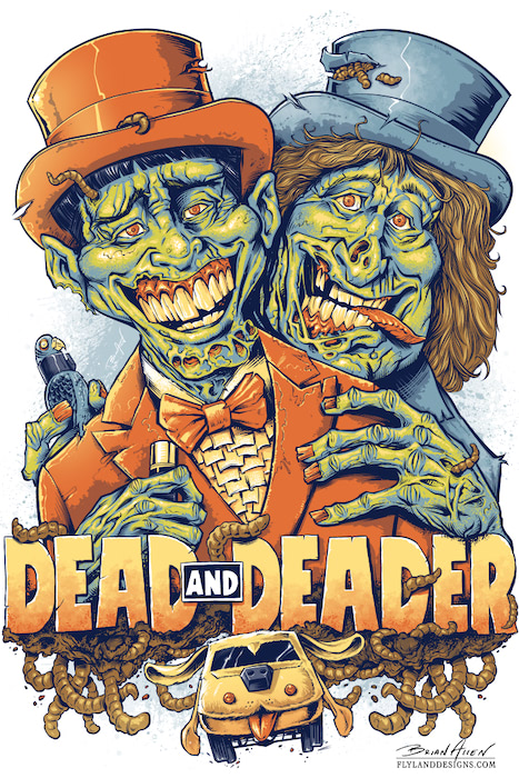 Dumb and Dumber Zombie Tribute Illustration
