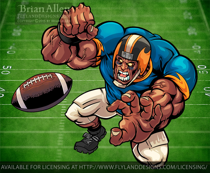 Football Mascot 02 Football Mascot 02