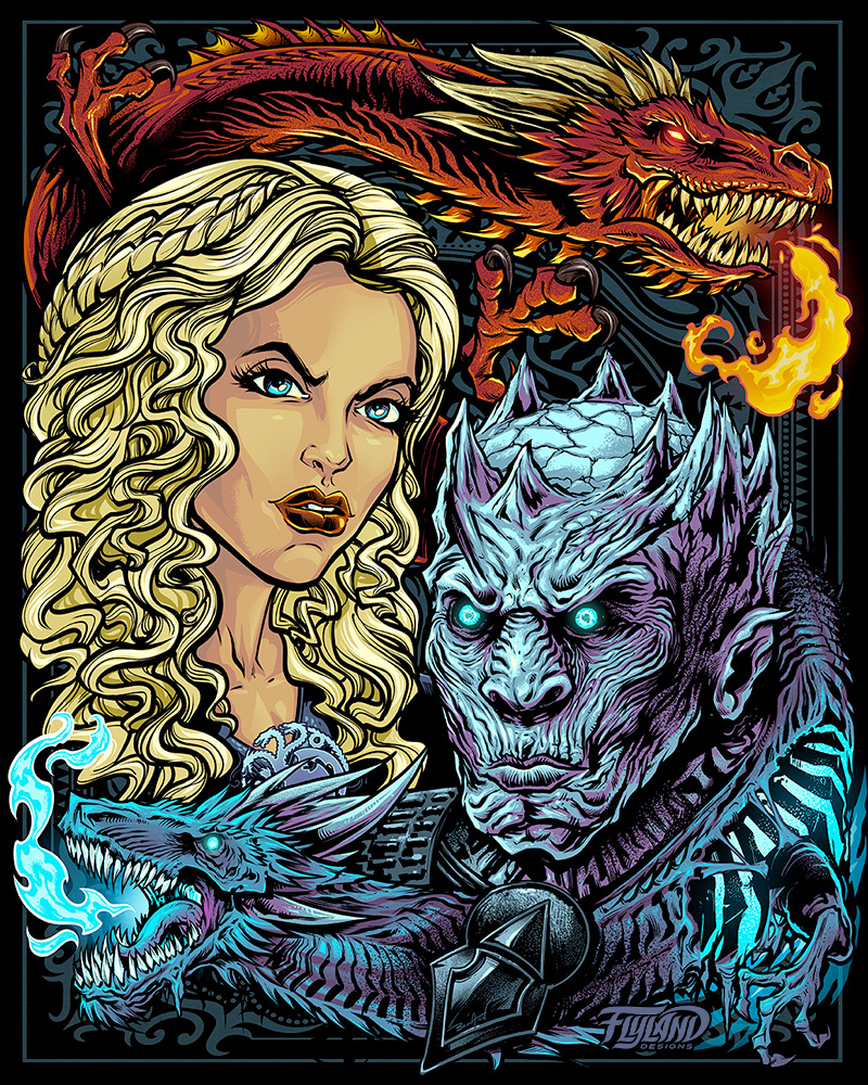 Game of Thrones Bam Box Illustra