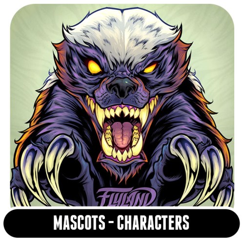 Mascot and Character Artwork by Brian Allen Artwork by freelance illustrator
