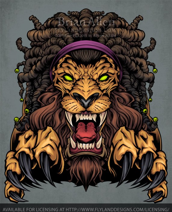 Apparel illustration of an angry
