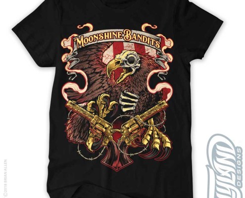 Moonshine Bandits Skeleton Eagle