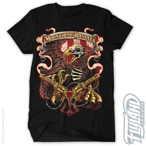 Moonshine Bandits Skeleton Eagle