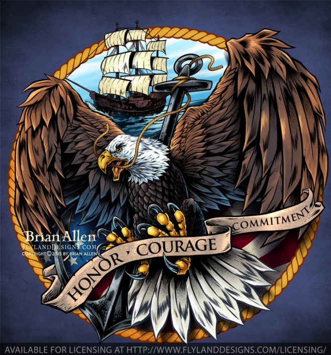 Copyright ©Brian Allen Illustration of an angry and int