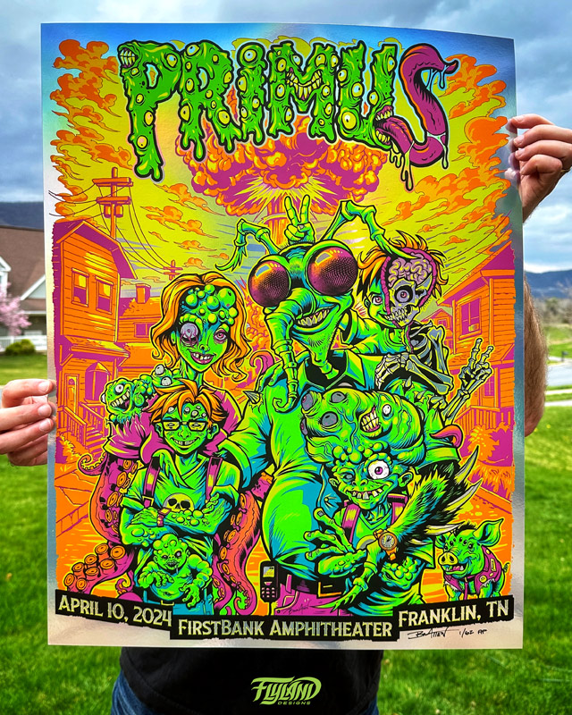 Primus artwork poster of a mutan