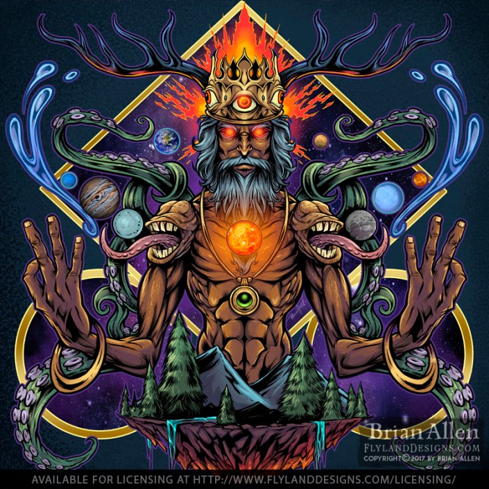 Psychedelic Meditating Mystic Psychedelic Meditating Mystic wi
