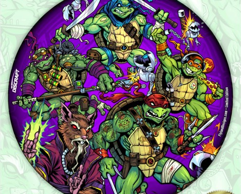 Parody of TMNT heroes drawn by B