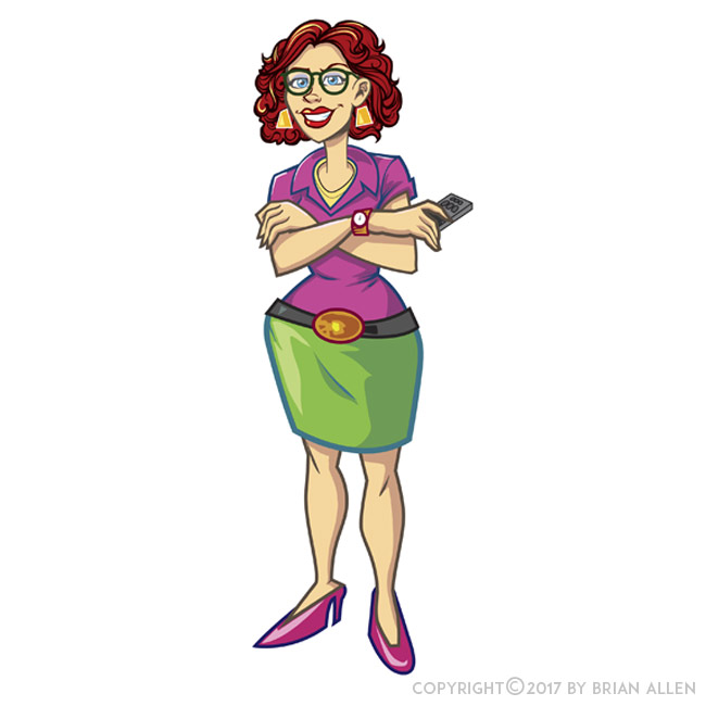 Character designs I illustrated